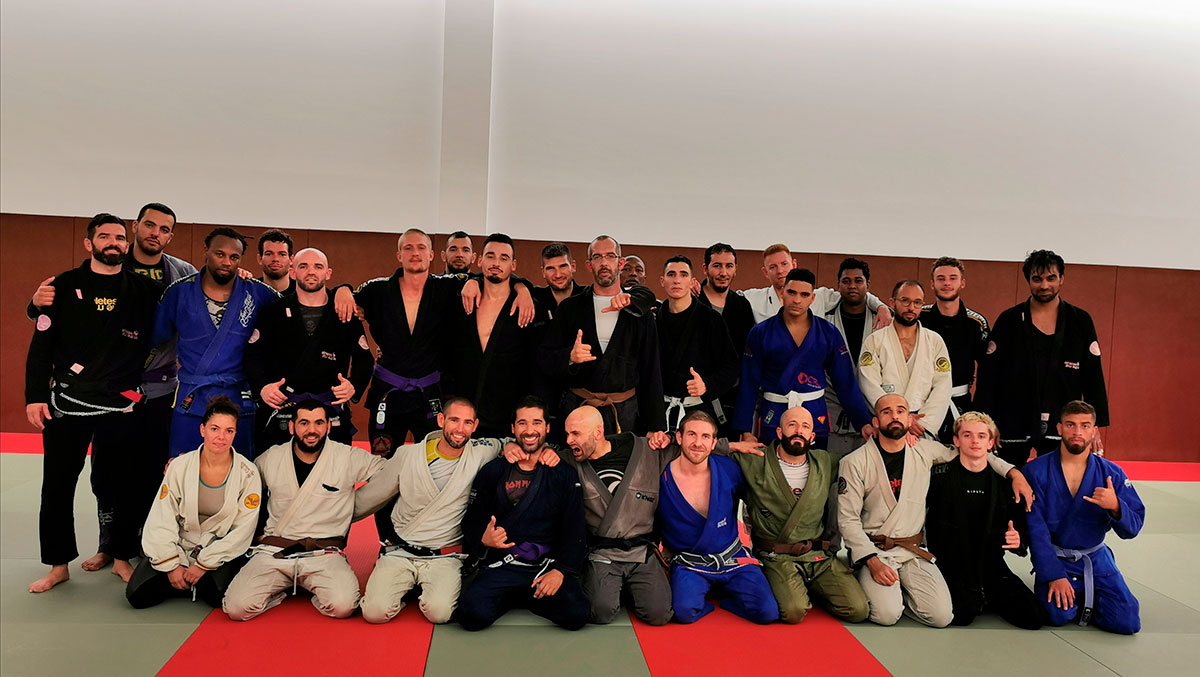 L'équipe du club de Jiu Jitsu Brésilien Grapplisses