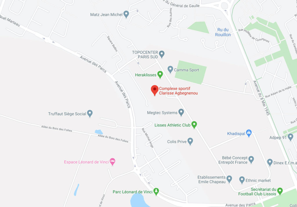 plan d'accès, grapplisses club de jiu jitsu brésilien Paris